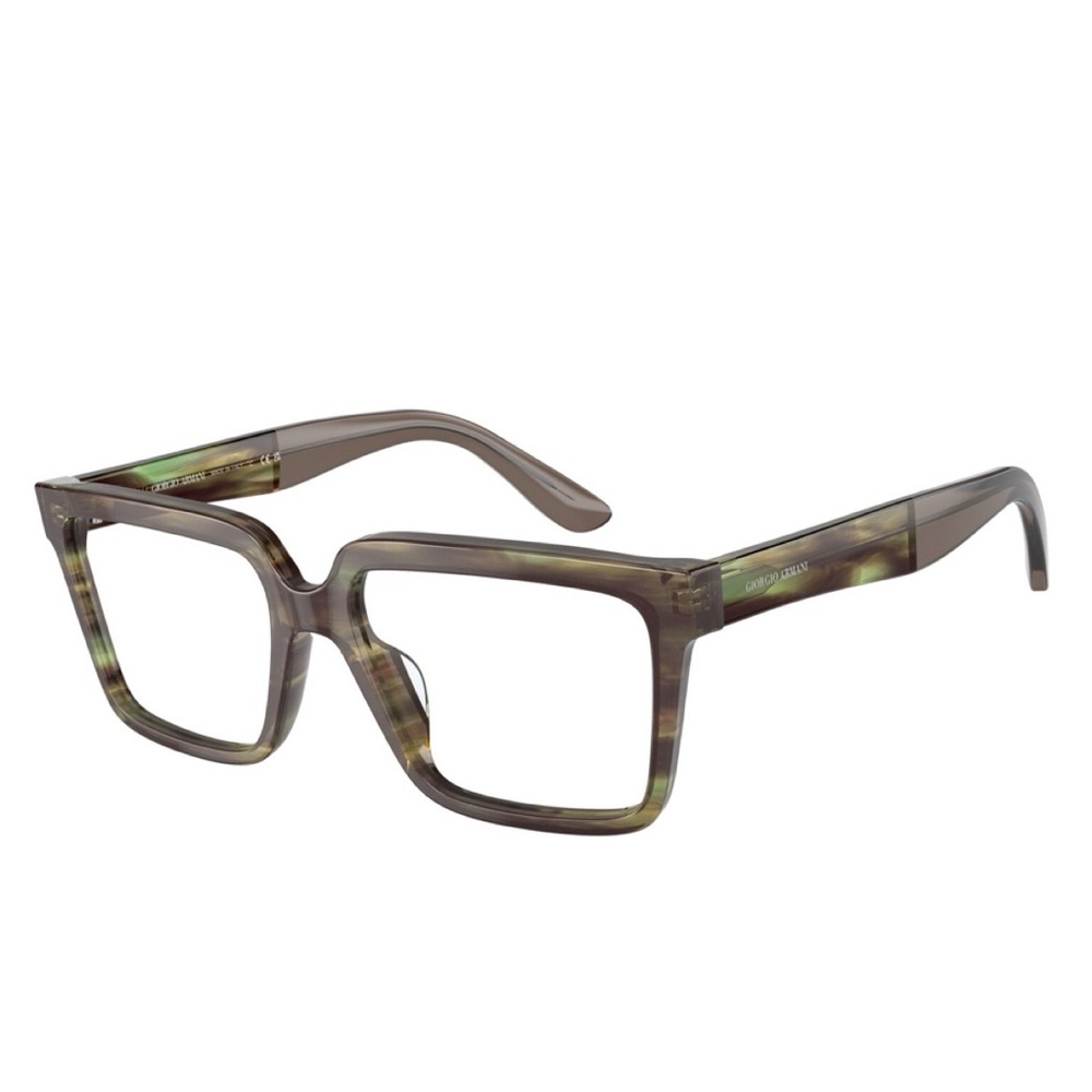 Giorgio Armani Authentic Men Eyeglasses Striped Green